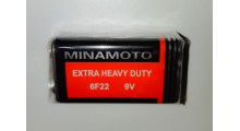Батарейка MINAMOTO 6F22, 9 В SR1, тип крона, 1шт